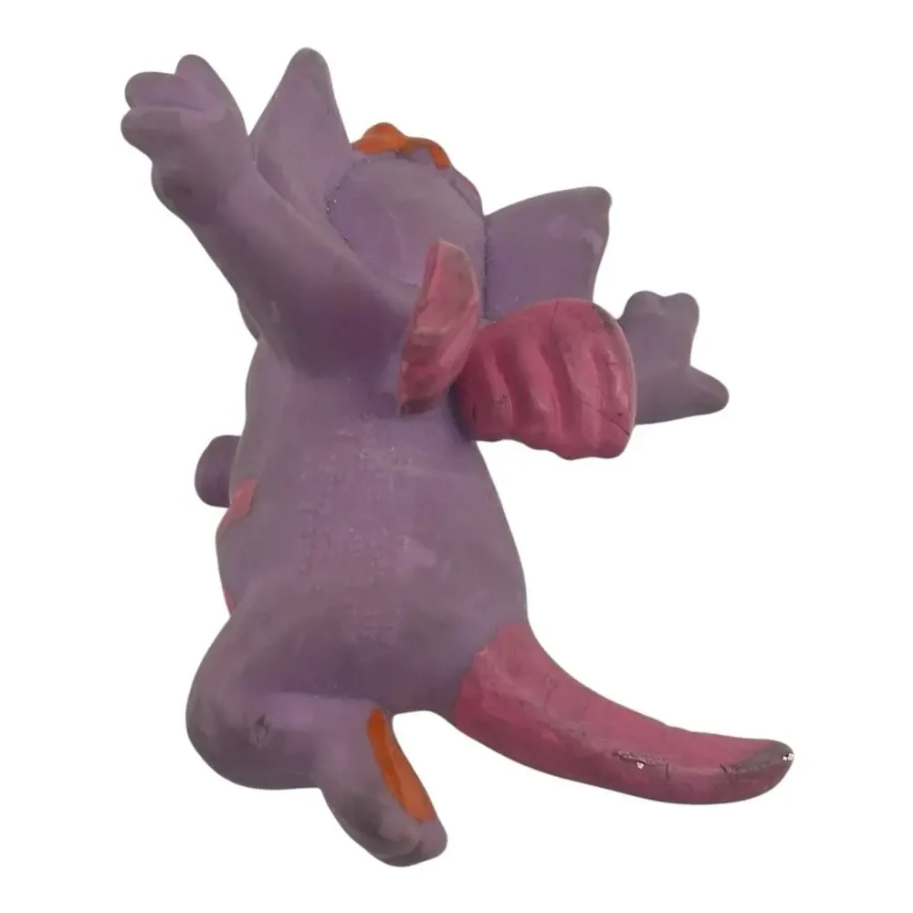 1985 The Wuzzles Eleroo PVC Figure Purple Elephant Kangaroo hCake Topper Vintage